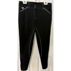 Piper by Smartpak Women's Equestrian‎ Breeches Black 32L EUC